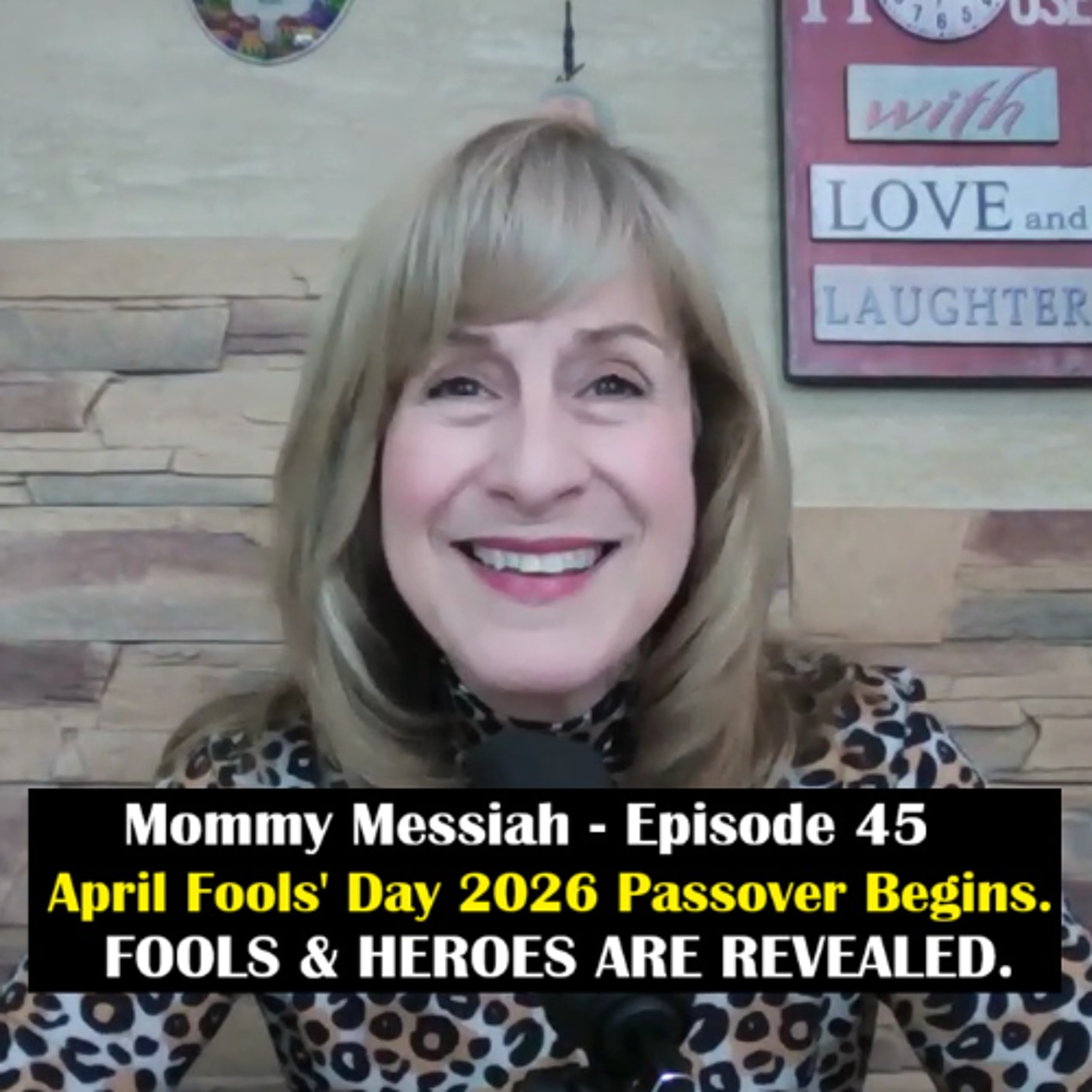 Mommy Messiah – Episode 45 – April Fools’ Day 2026 Begins Passover. FOOLS & HEROES ARE REVEALED. episode artwork