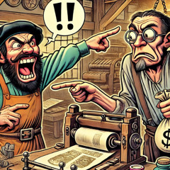 Gutenberg y Fust discuten acaloradamente (Voces por David Boguta y Pablo Sáiz)