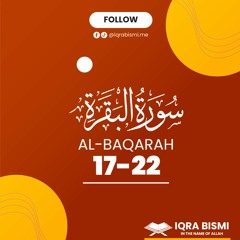 Surah Al-Baqarah (Ayah 17-22)
