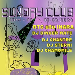 DJ Ginger Mate @ Sunday Club 01.03.20