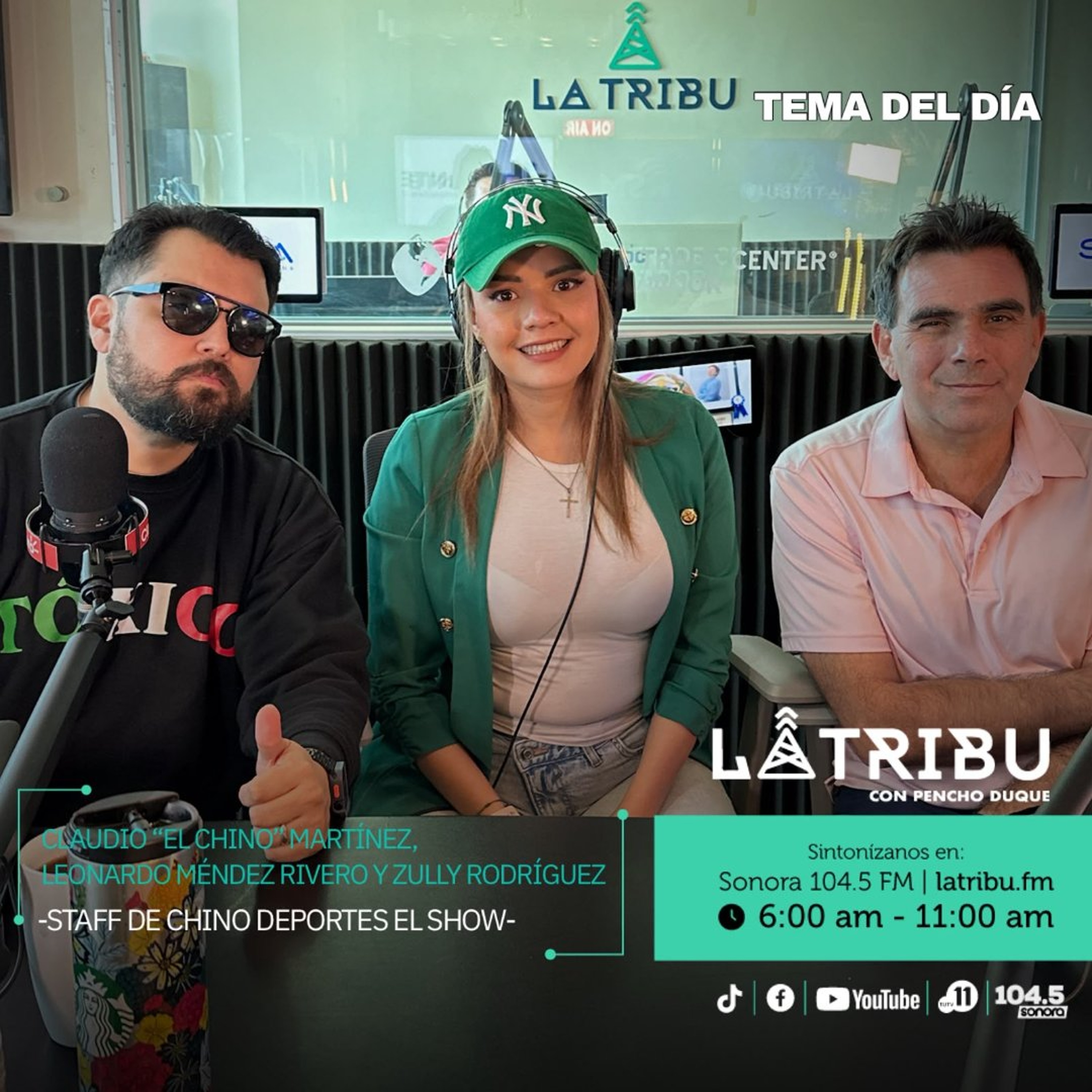Claudio El Chino Martínez, Zully Rodriguez y Leonardo Méndez Rivero - Chino Deportes El Show