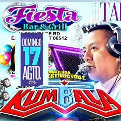 2-RON Y VELAS Y ACORDEON-KUMBALA EN EL FIESTA BAR GRILL CONNECTICUT-AGOSTO-17-2025