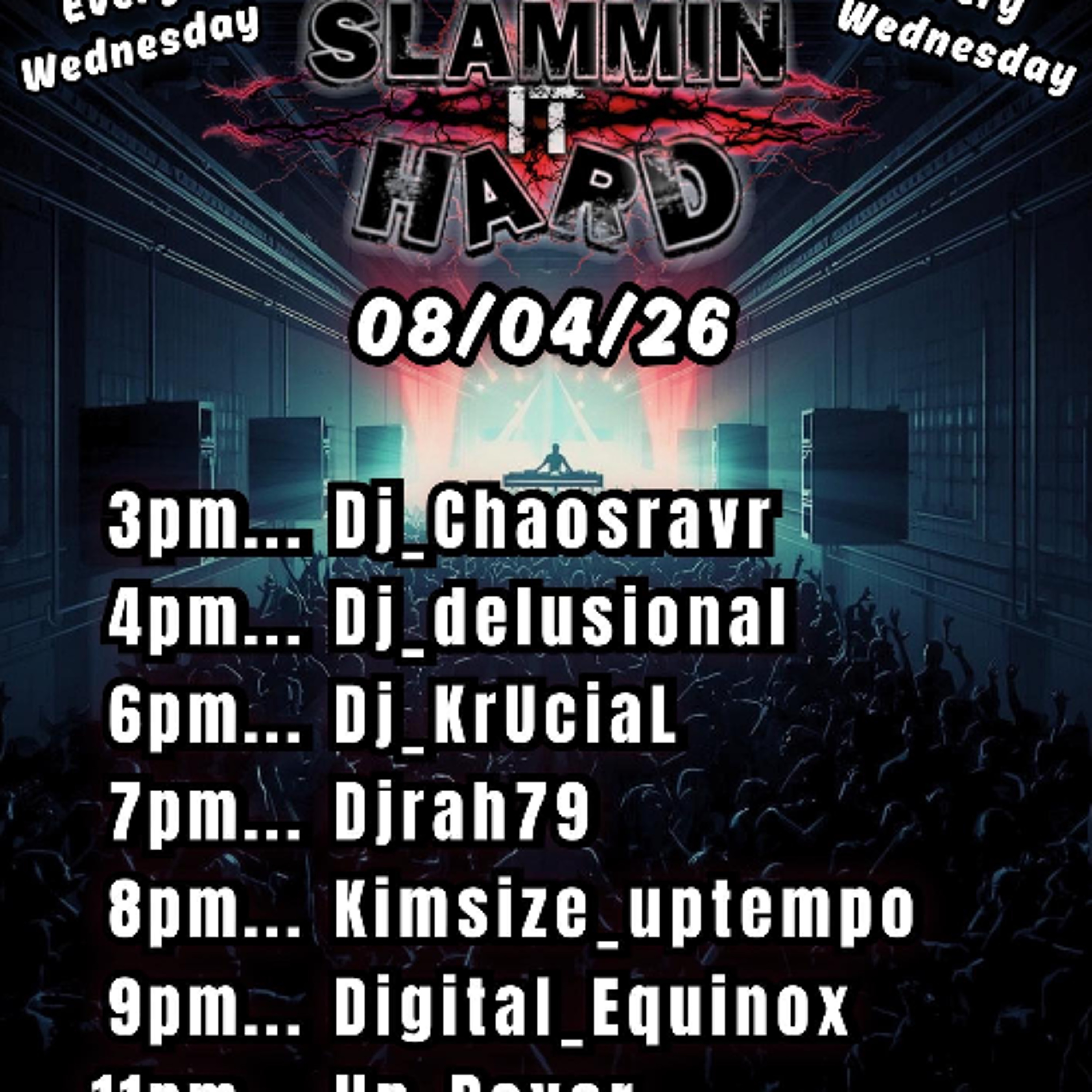 Slammin it hard 08.04.26 happy hardcore to gabber episode artwork