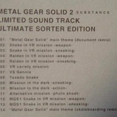 MGS2 - SLS (BE) - 01 Metal Gear Solid Main Theme (Document Remix)