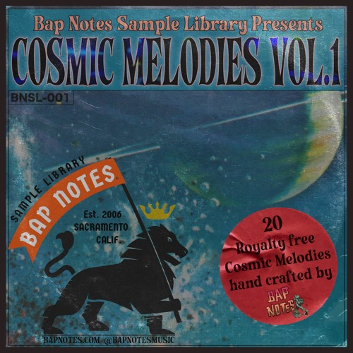 Bap Notes Sample Library - Cosmic Melodies Vol.1