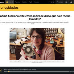 ¿Cómo Funciona El Teléfono Móvil De Disco Que Solo Recibe Llamadas?