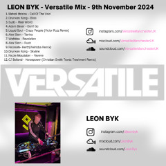 Leon Byk Versatile November'24 Techno Mix