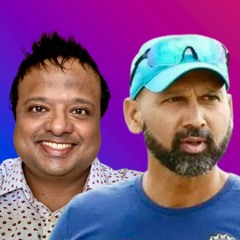 Paras Mhambrey (India Bowling Coach) with Hrishi K - Ind Vs Sa 3rd Test Newlands Capetown 2022
