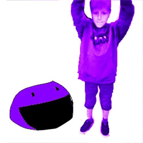 my whole body is "purple": from heel to hip