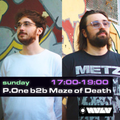 Maze of Death b2b P.One @ Wildsync (HVLV, Kyiv) 10/08/25 vinyl only