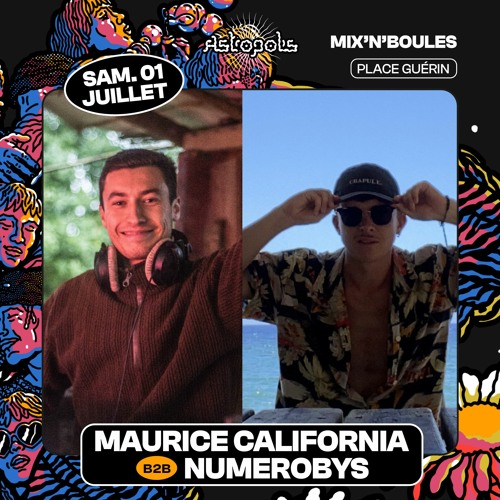 Stream Astropolis Mix'N'Boules 2023 - Maurice California B2B Numérobys by  Bon Abri | Listen online for free on SoundCloud