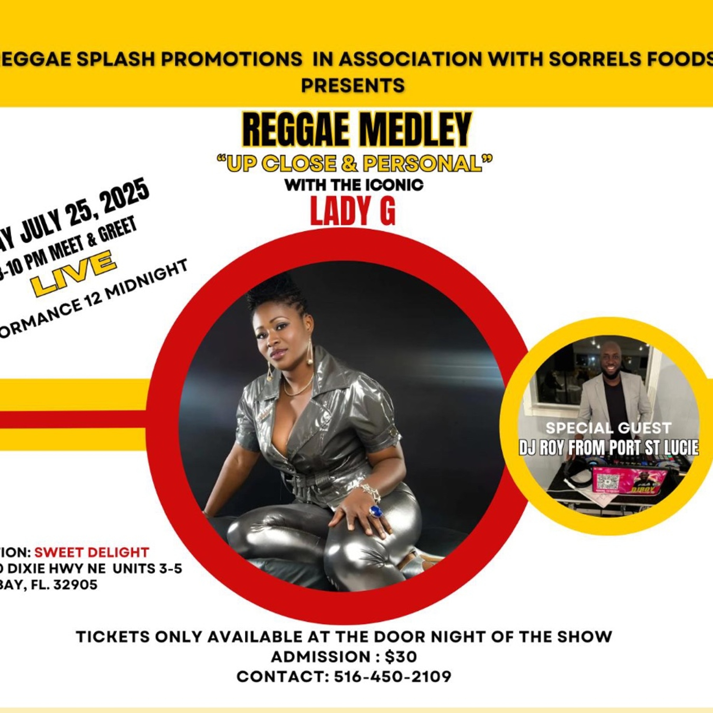 DJ ROY REGGAE MELODY UP CLOSE WITH LADY G 7.26.25 LIVE AUDIO