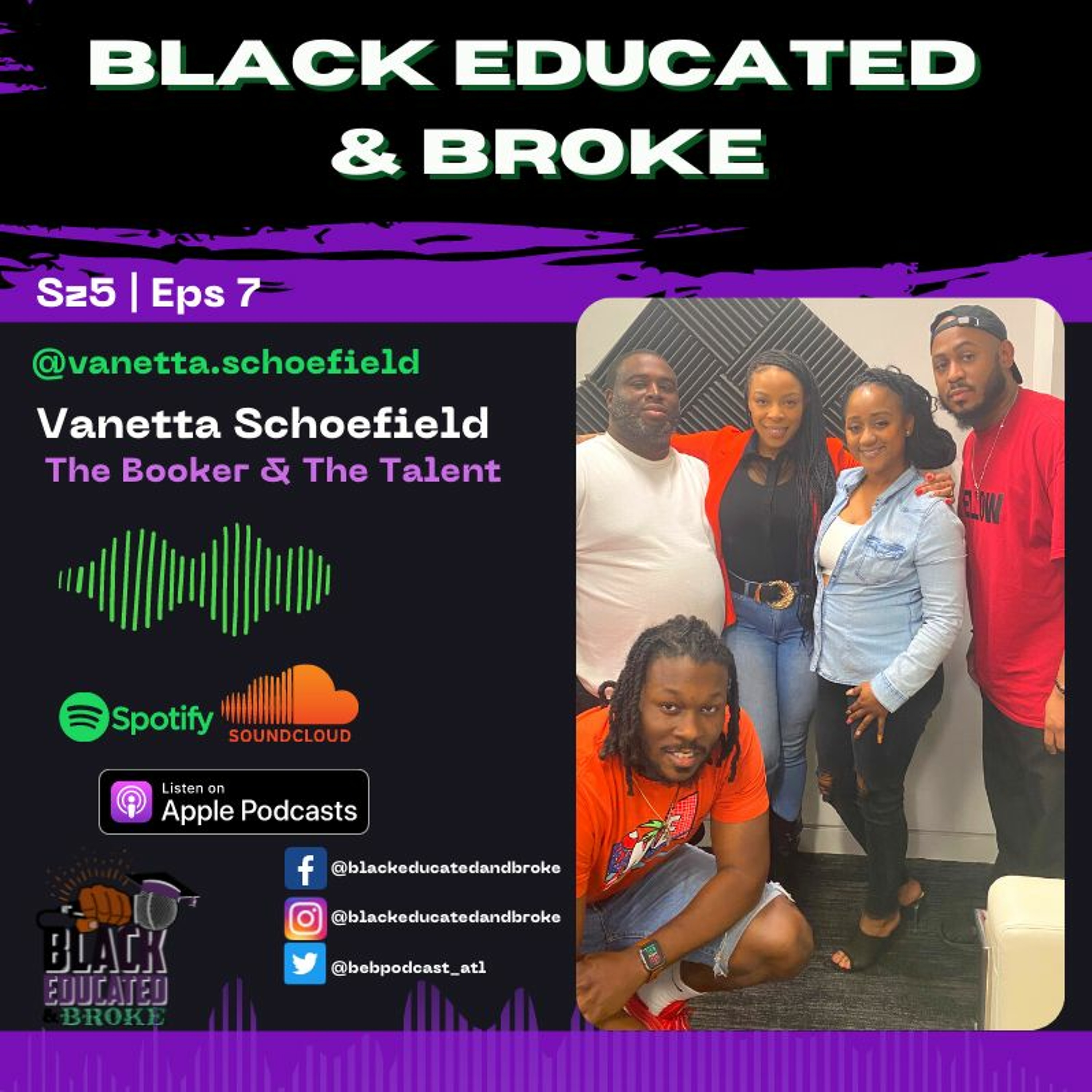 BEB Szn5 Eps 7: Where's Maya?! Comedian Vanetta Schoefield and Professor Jason B. Allen episode artwork