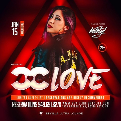 CC Love LIVE @ Sevilla Nightclub Orange County 1.15.22