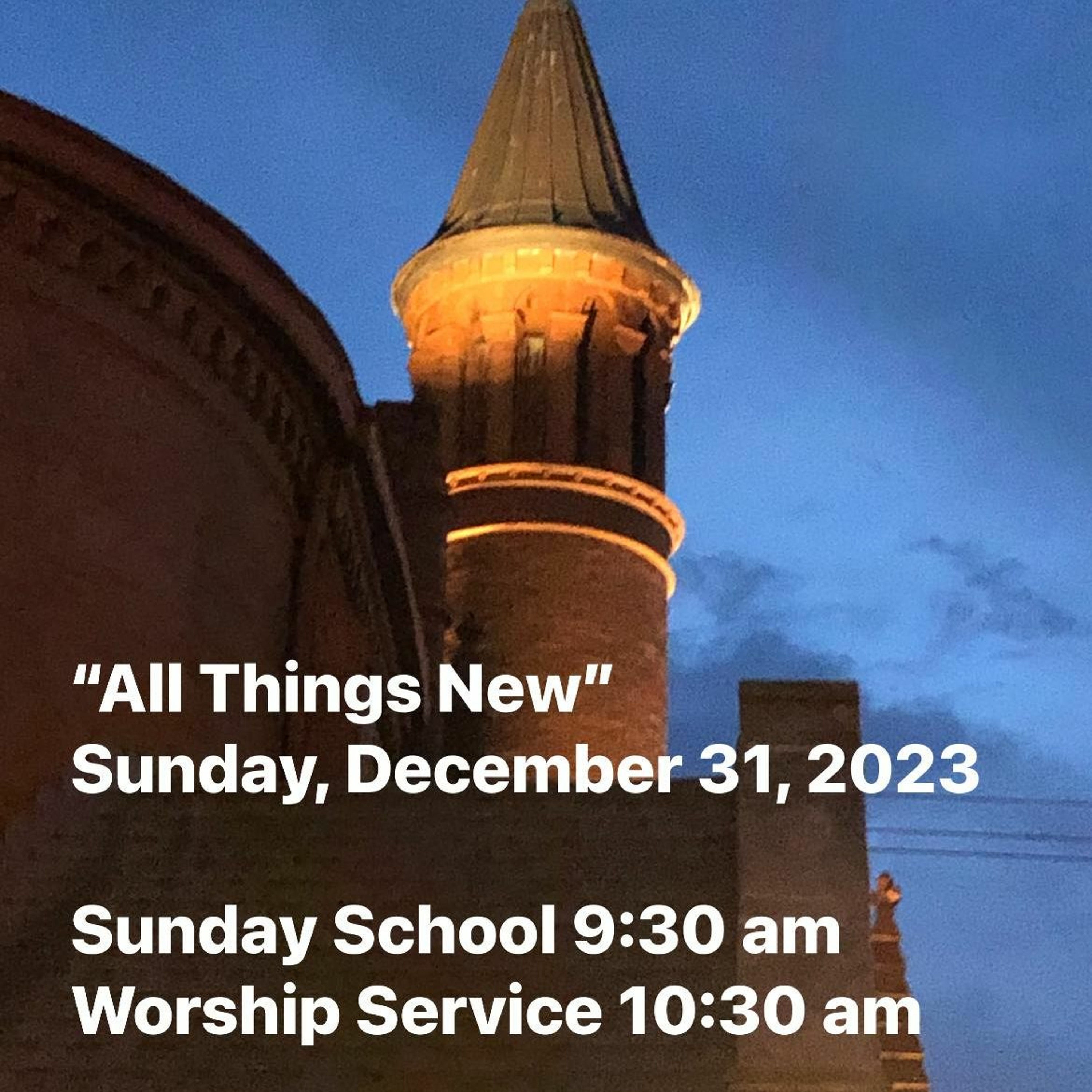 All Things New (12-31-23) episode artwork