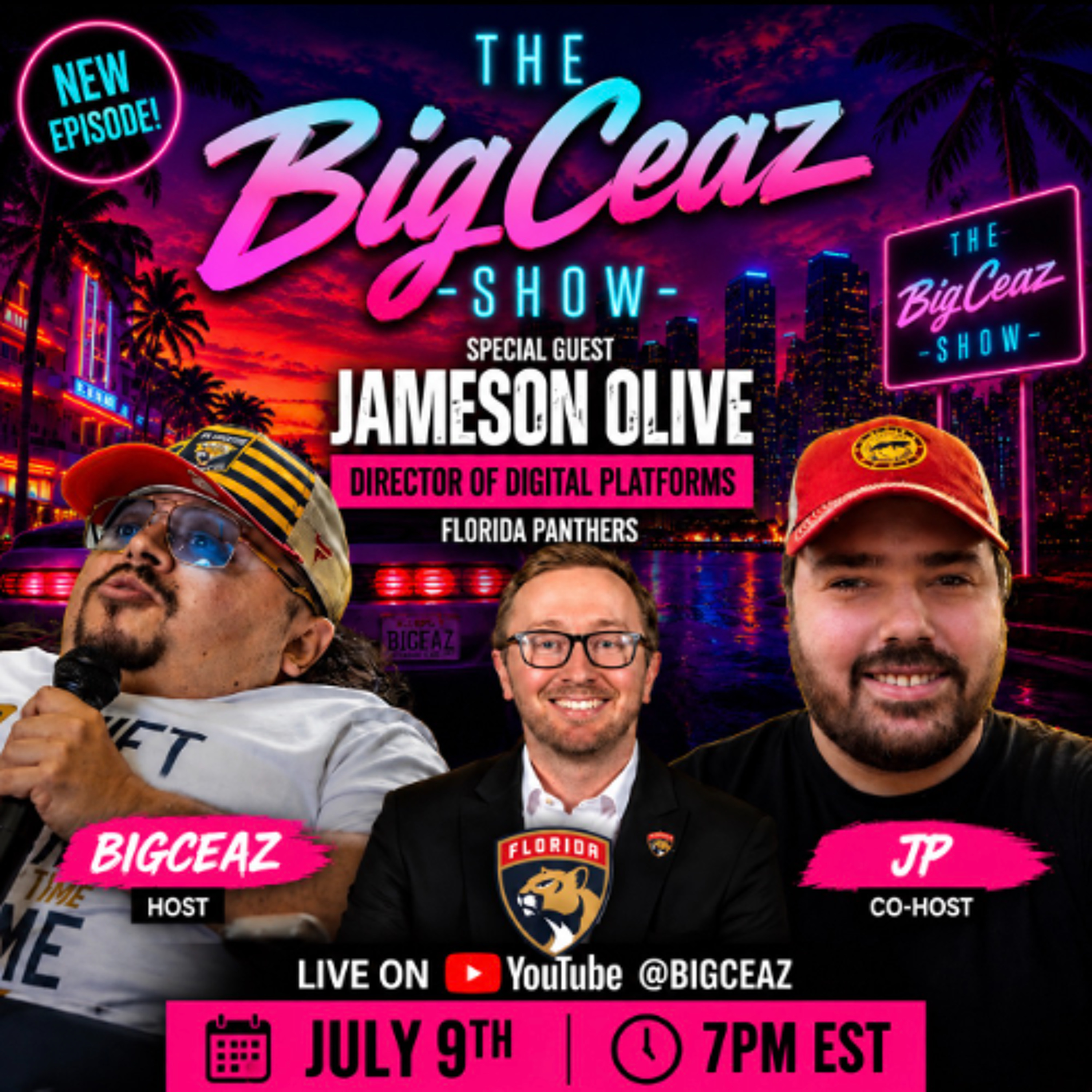 🎙️ Jameson Olive Joins The BigCeaz Show | Behind the Scenes of the Florida Panthers Dynasty 🏆🐾 episode artwork