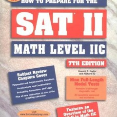 [READ] EBOOK EPUB KINDLE PDF How to Prepare for the SAT II Math Level II C (BARRON'S