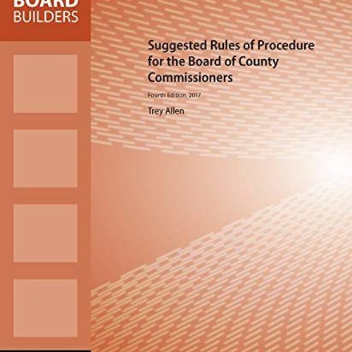 READ EBOOK EPUB KINDLE PDF Suggested Rules of Procedure for the Board of County Commissioners (Local