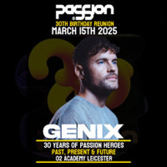 Genix. LIVE at PaSSion30. March 15th 2025. O2 Academy Leicester.