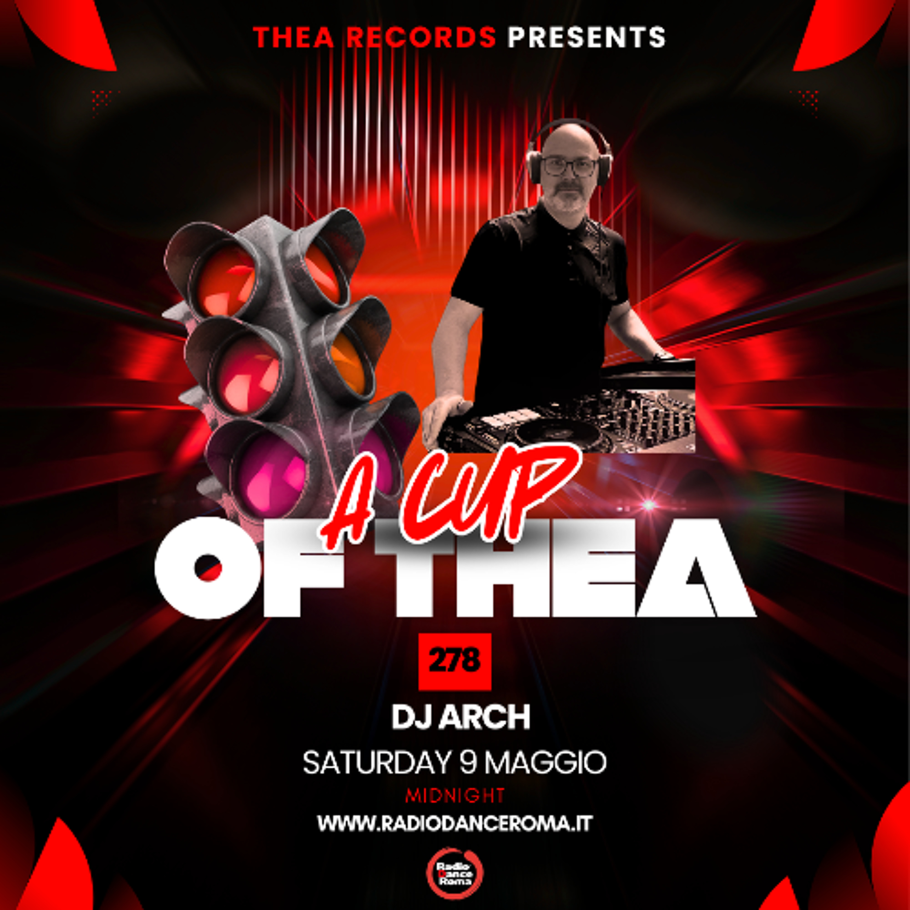 A cup of thea episode 278 with Dj Arch episode artwork
