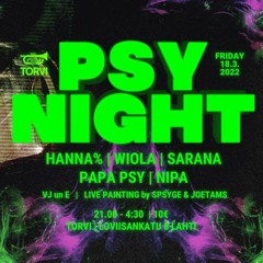PsyNight (Promo Mix 2022) [145 - 151bpm]