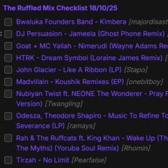 The Ruffled Mix 18/10/25