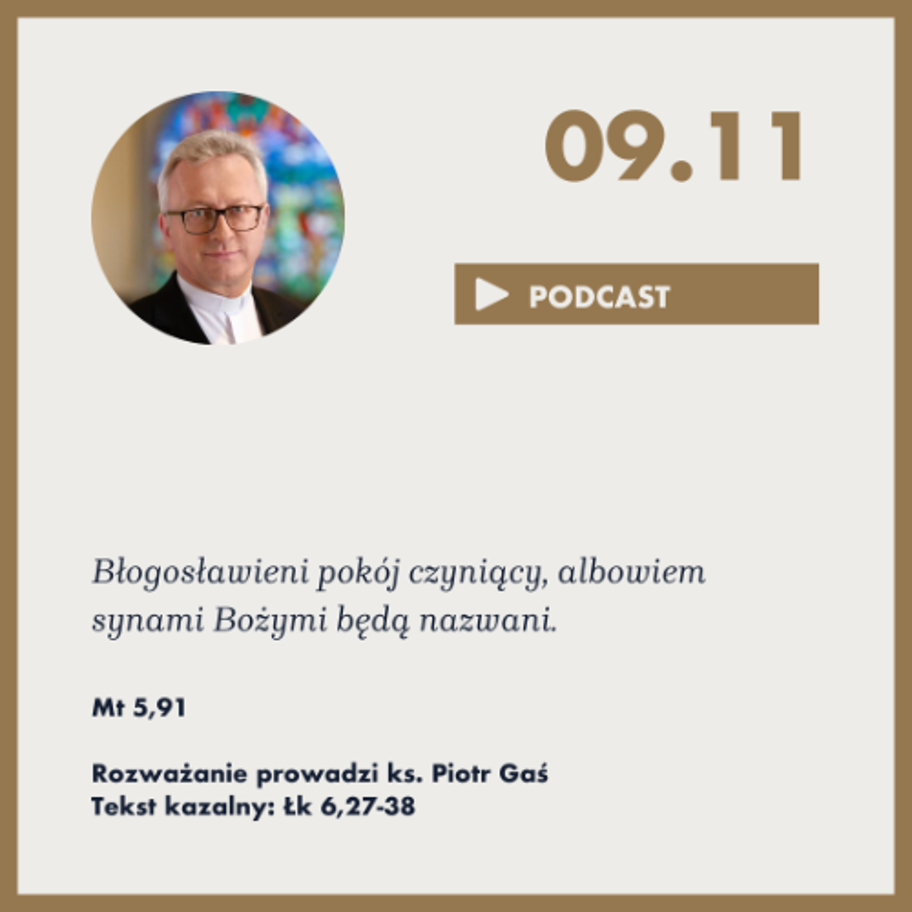 Niedziela ze Słowem, rozważanie z nabożeństwa z 9 listopada 2025 episode artwork