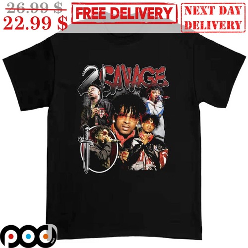 21 Savage Bootleg World Tour 2024 Hiphop Vintage Shirt