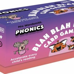 ~[Read] Online~ Mrs Wordsmith Phonics Blah Blah Blah Card Game, Kindergarten & Grades 1-2: Accelerat