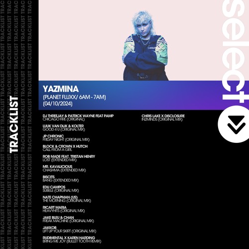 Planet Fluxx with Yazmina on Select Radio (4th October 2024)