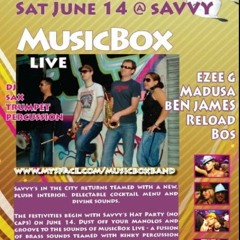 MusicBox Live Set Savvy Bar Lounge June 14th 2008