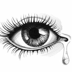 Niña de ojos llorosos