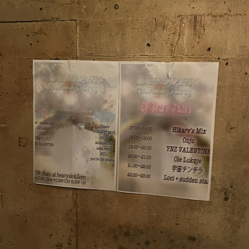 Hikarv's Mix for "IDLE DIARY releace party"