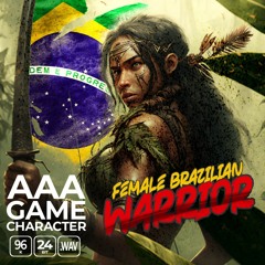 Epic Stock Media - AAA Game Character Female Brazilian Warrior