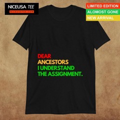 Dear Ancestors I Understand The Assignment Shirt
