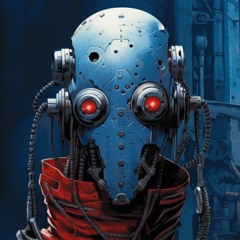 Death End - A Man In A Red Suit With A Blue Helmet