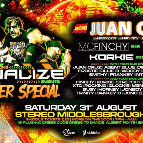 INITIALIZE - SUMMER SPECIAL - 31.08.24 - DJ’s CULTURE & FROSTIE - MC’s KORKIE & TEMPO