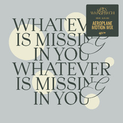 Ben Westbeech feat. RAHH - Whatever Is Missing In You (Aeroplane Motion Mix)