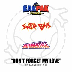 Diplo & Miguel - Dont Forget My Love (SNPR BSS X AUTHENTICZ Remix)[KAKPAK 5]