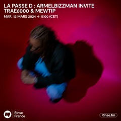 La Passe D : Armel Bizzman invite TRAE6000 & MEWTIP - 12 Mars 2024