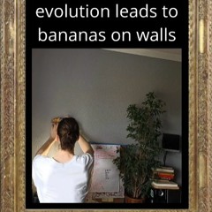 banana on a wall