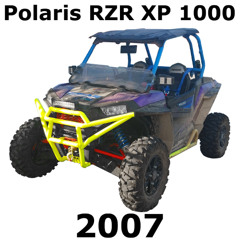 Polaris RZR XP 1000 2007 UTV utility terrain vehicle pass by fast