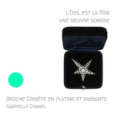 CHANEL - Broche Comète en platine et diamants