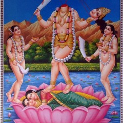 Menstration Chhinamasta's Triple Jet subduing Blood Spurt (Chandalika)