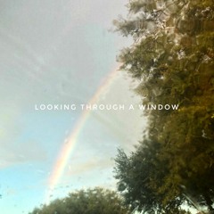 looking through a window
