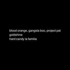 BLOOD ORANGE - GOLD SHINE (chopped and screwed)