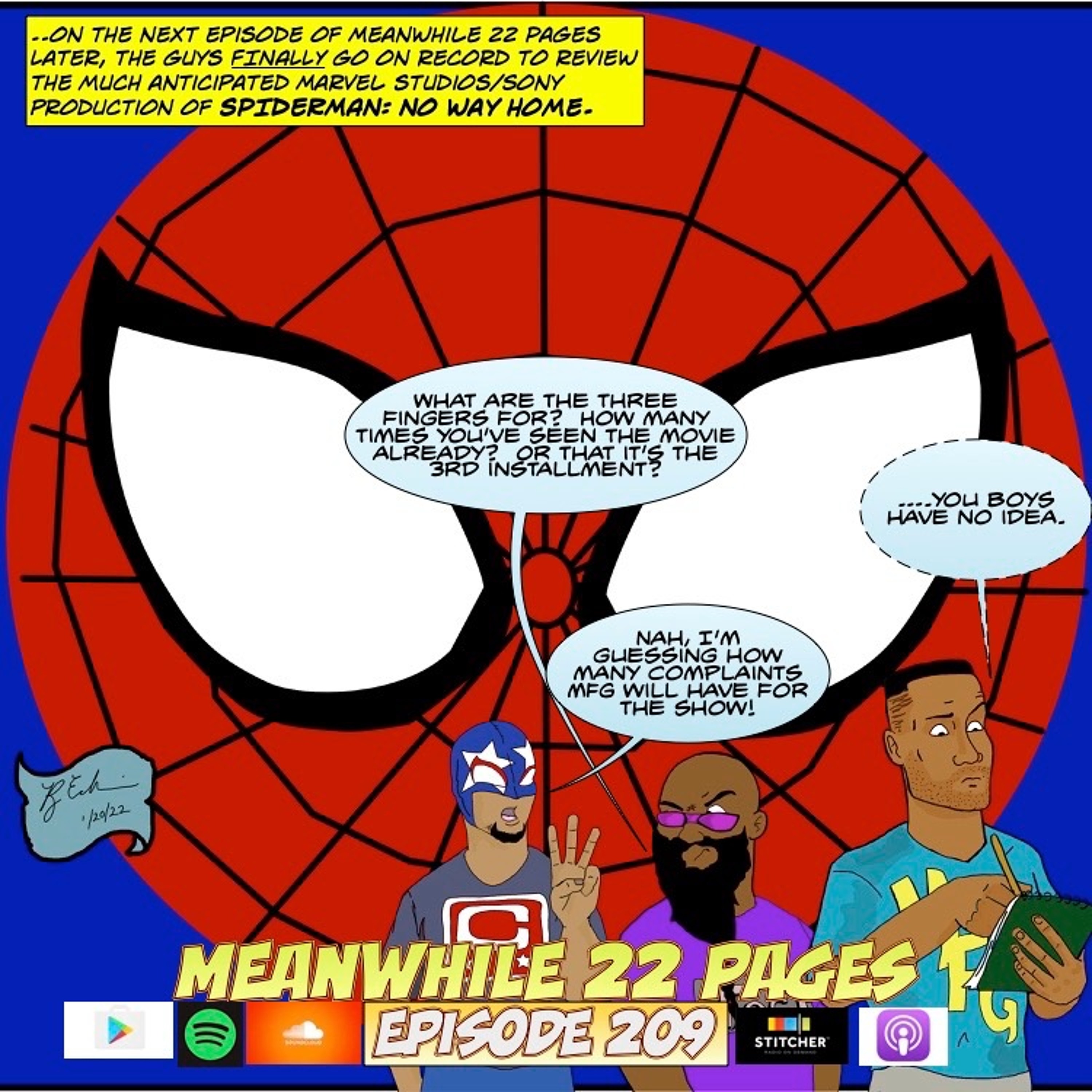 Episode 209: Spider-Man: No Way Home episode artwork