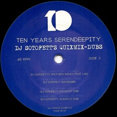 SER002-5 / V.A. - Ten Years Serendeepity (Dj Sotofett Quixmix-Dubs)