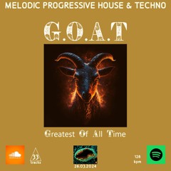 G.O.A.T. GOAT Greatest Of All Time MPHT Melodic Progressive House & Techno DJ EDM ELECTRONIC DANCE