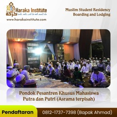 Hub 0812-1737-7398, Pesantren Mahasiswa Putri Wilayah Kampus ITN Malang, Haraka Institute